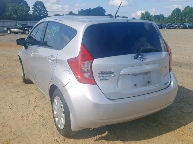 3N1CE2CP8GL393930 - 2016 NISSAN VERSA NOTE SILVER photo 3