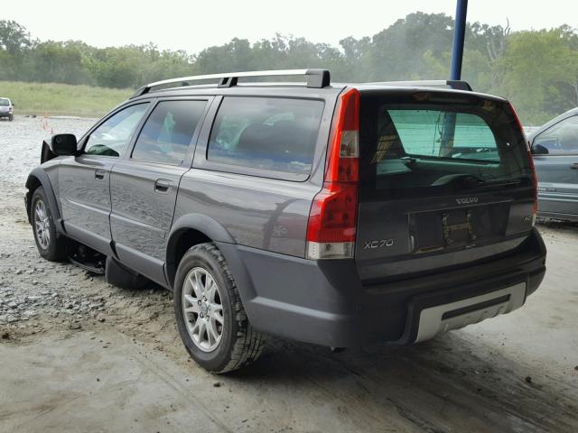 YV4SZ592071262599 - 2007 VOLVO XC70 GRAY photo 3