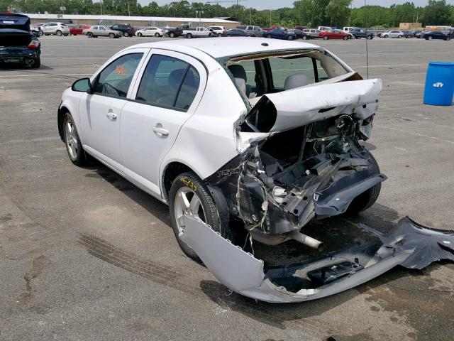 1G1AT58H497262703 - 2009 CHEVROLET COBALT LT WHITE photo 3