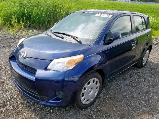 JTKKU104X8J016209 - 2008 TOYOTA SCION XD BLUE photo 2