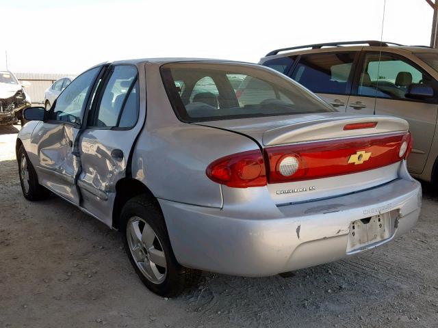 1G1JF52F657111290 - 2005 CHEVROLET CAVALIER L SILVER photo 3