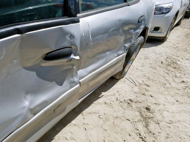 1G1JF52F657111290 - 2005 CHEVROLET CAVALIER L SILVER photo 9