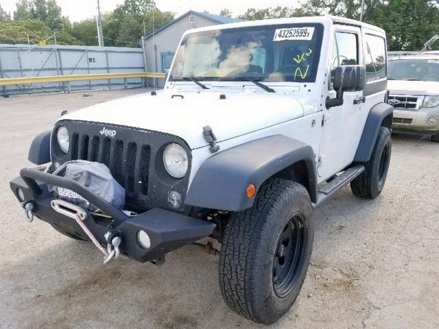 1C4AJWAG7CL259233 - 2012 JEEP WRANGLER S WHITE photo 2