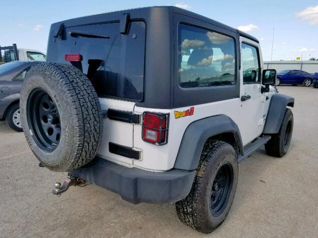 1C4AJWAG7CL259233 - 2012 JEEP WRANGLER S WHITE photo 4