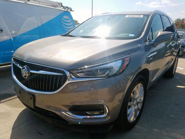 5GAERCKW7JJ277367 - 2018 BUICK ENCLAVE PR BROWN photo 2