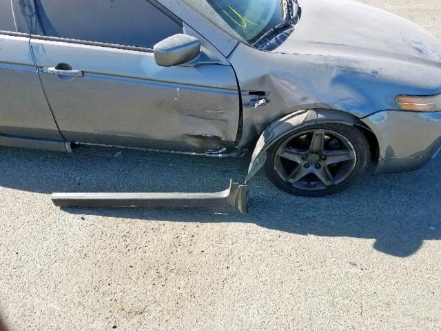 19UUA66236A075824 - 2006 ACURA 3.2TL GRAY photo 9