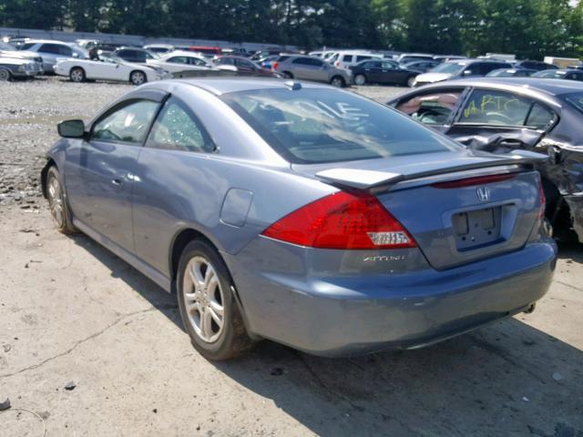 1HGCM72636A012577 - 2006 HONDA ACCORD GRAY photo 3