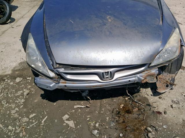 1HGCM72636A012577 - 2006 HONDA ACCORD GRAY photo 9