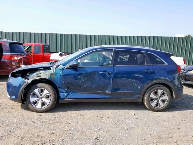 KNDCB3LC2K5224746 - 2019 KIA NIRO FE BLUE photo 9