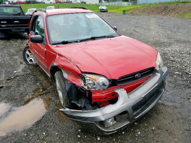 JF1GG68564H803454 - 2004 SUBARU IMPREZA OU RED photo 1