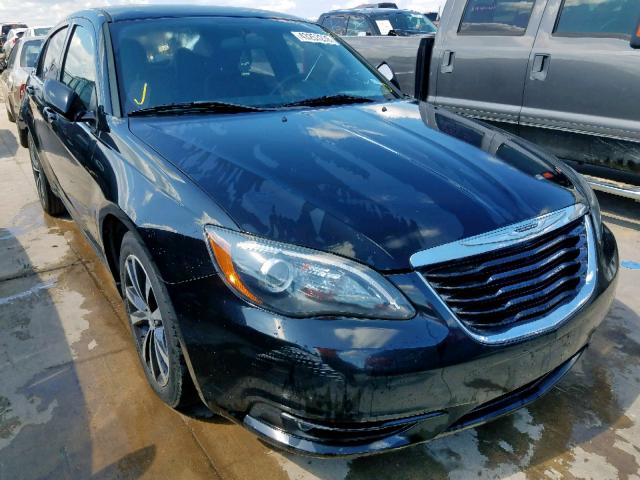 1C3CCBBG4DN728587 - 2013 CHRYSLER 200 TOURIN BLACK photo 1