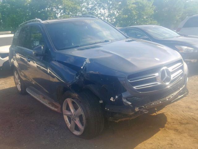 4JGDA5HB2GA753112 - 2016 MERCEDES-BENZ GLE 350 4M GRAY photo 1