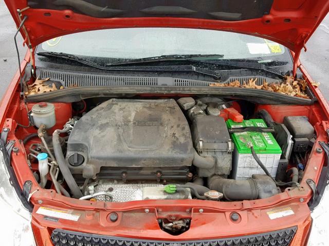 JS2YB5A31B6302146 - 2011 SUZUKI SX4 ORANGE photo 7