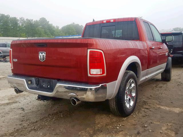 1C6RR6JT0ES233999 - 2014 RAM 1500 LARAM RED photo 4