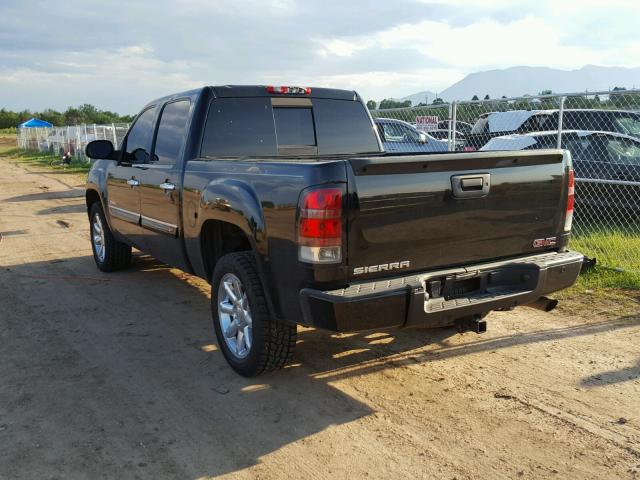 2GTEK638781233362 - 2008 GMC NEW SIERRA BLACK photo 3