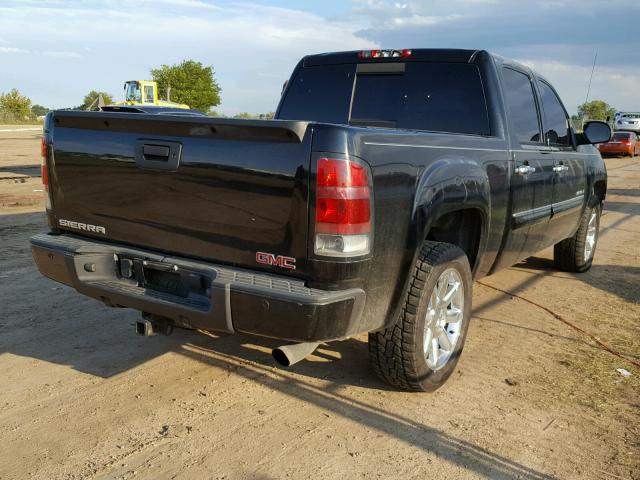 2GTEK638781233362 - 2008 GMC NEW SIERRA BLACK photo 4