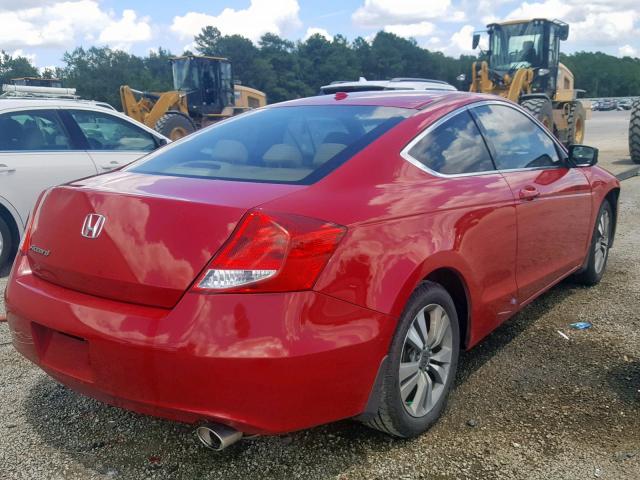 1HGCS1B83BA014411 - 2011 HONDA ACCORD EXL RED photo 4