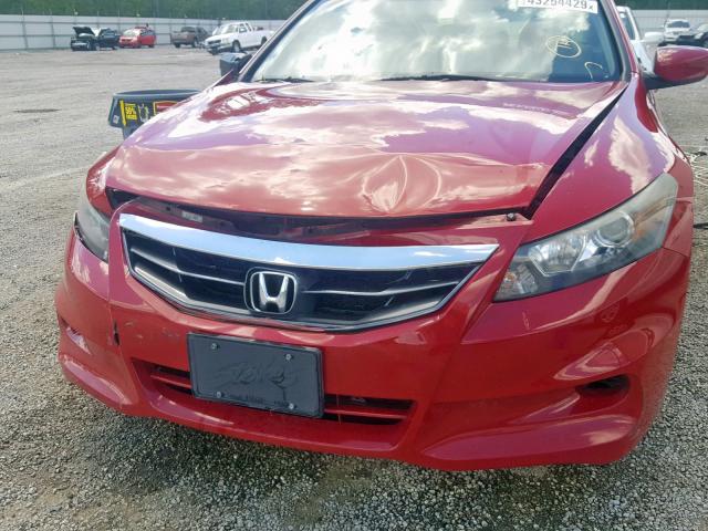 1HGCS1B83BA014411 - 2011 HONDA ACCORD EXL RED photo 9