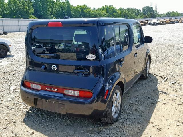 JN8AZ2KR4AT156676 - 2010 NISSAN CUBE BASE BLACK photo 4