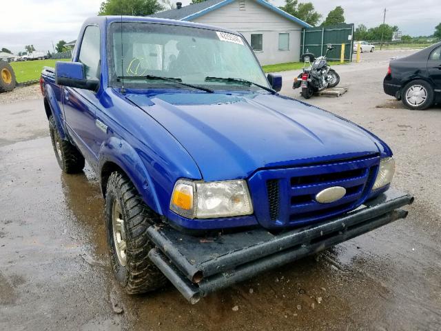 1FTYR11U46PA90902 - 2006 FORD RANGER BLUE photo 1