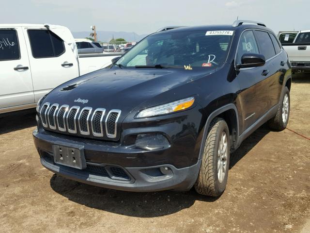 1C4PJMCB8EW172457 - 2014 JEEP CHEROKEE L BLACK photo 2