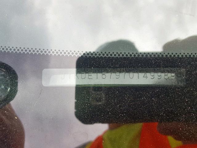 JTKDE167970149989 - 2007 TOYOTA SCION TC ვერცხლისფერი ფოტო 10