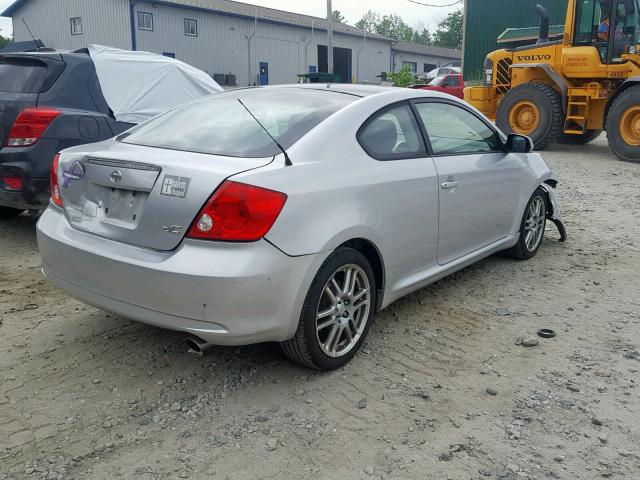 JTKDE167970149989 - 2007 TOYOTA SCION TC ვერცხლისფერი ფოტო 4