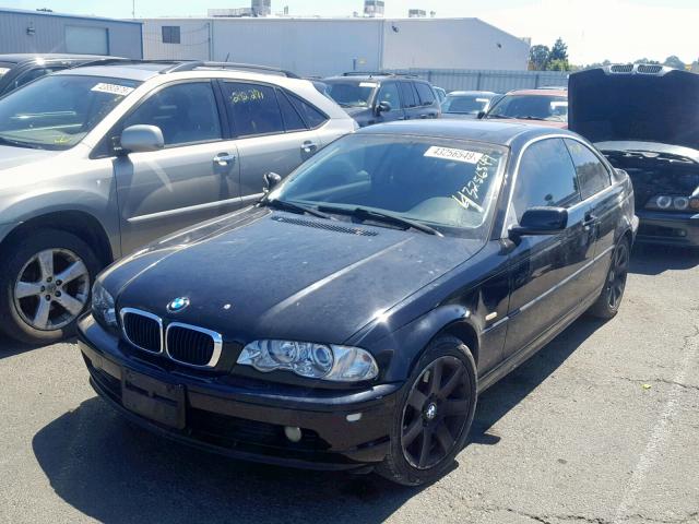 WBABN73433PJ15296 - 2003 BMW 325 CI BLACK photo 2