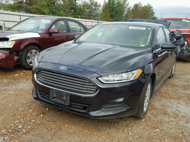 1FA6P0G71E5366686 - 2014 FORD FUSION S GRAY photo 2