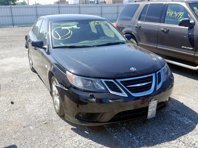 YS3FA4CY1A1610056 - 2010 SAAB 9-3 2.0T BLACK photo 1