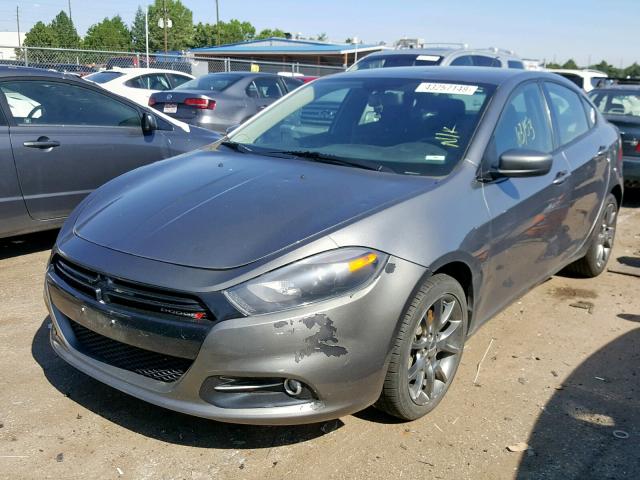 1C3CDFBA8DD346195 - 2013 DODGE DART SXT SILVER photo 2