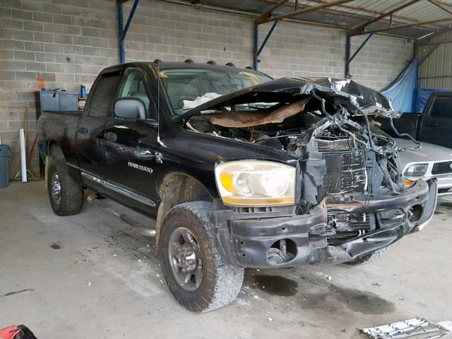 1D7KS28C06J214072 - 2006 DODGE RAM 2500 S შავი ფოტო 1