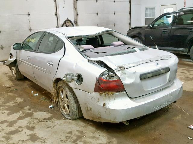 2G2WP522041371093 - 2004 PONTIAC GRAND PRIX SILVER photo 3