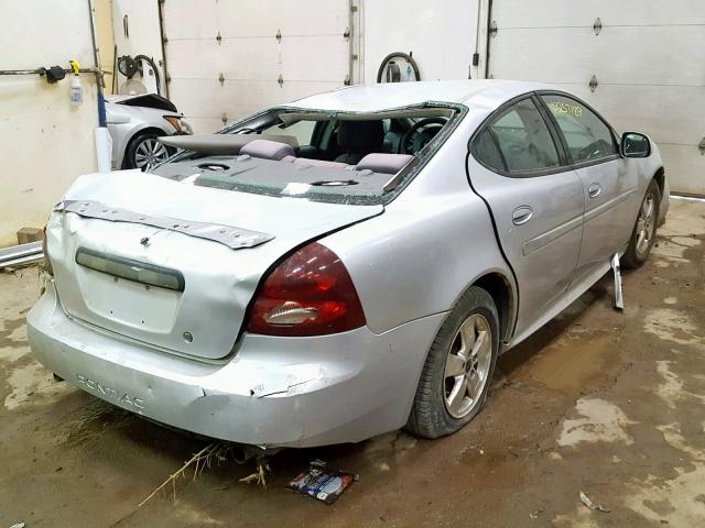 2G2WP522041371093 - 2004 PONTIAC GRAND PRIX SILVER photo 4