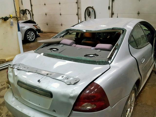2G2WP522041371093 - 2004 PONTIAC GRAND PRIX SILVER photo 9