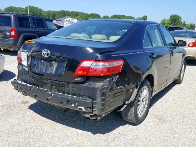 4T4BE46K97R009603 - 2007 TOYOTA CAMRY NEW BLACK photo 4