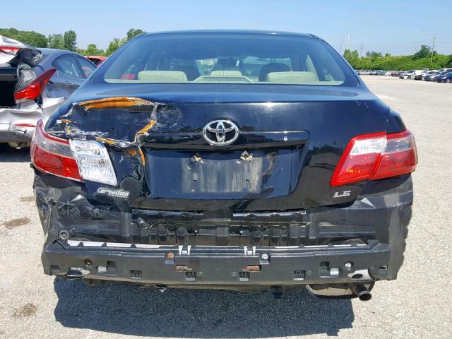 4T4BE46K97R009603 - 2007 TOYOTA CAMRY NEW BLACK photo 9