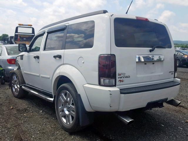 1D8GU586X7W623126 - 2007 DODGE NITRO R/T WHITE photo 3