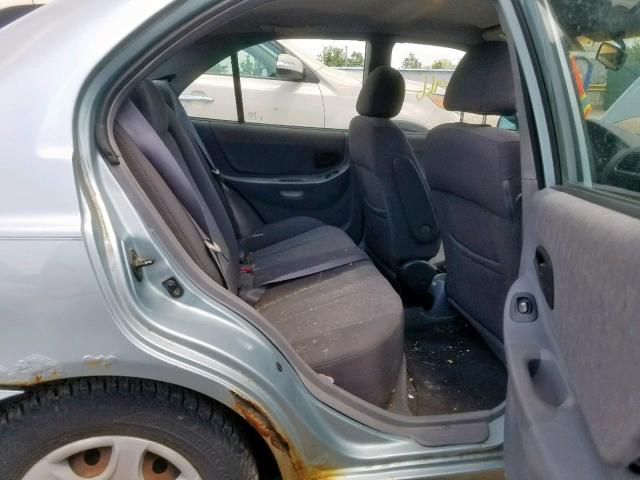 KMHCG45C24U553438 - 2004 HYUNDAI ACCENT GL SILVER photo 6