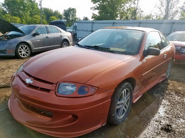 1G1JC12F157102014 - 2005 CHEVROLET CAVALIER ORANGE photo 2