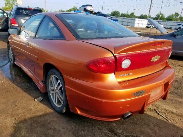 1G1JC12F157102014 - 2005 CHEVROLET CAVALIER ORANGE photo 3