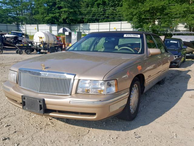 1G6KD54Y3WU722948 - 1998 CADILLAC DEVILLE BROWN photo 2