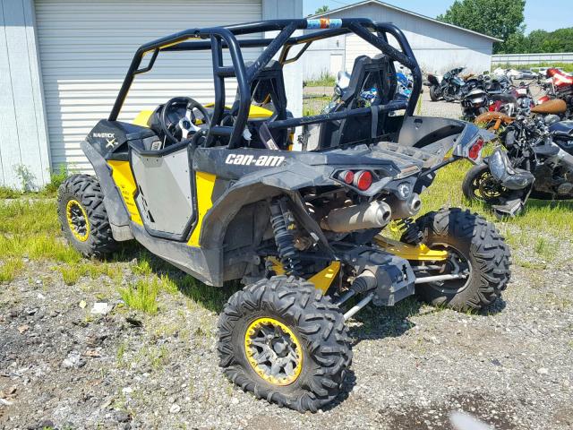 3JBPXLP16DJ002109 - 2013 CAN-AM MAVERICK 1 YELLOW photo 3