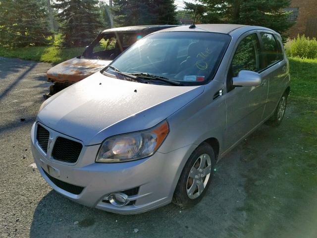 KL2TD66E69B633064 - 2009 PONTIAC G3 SILVER photo 2