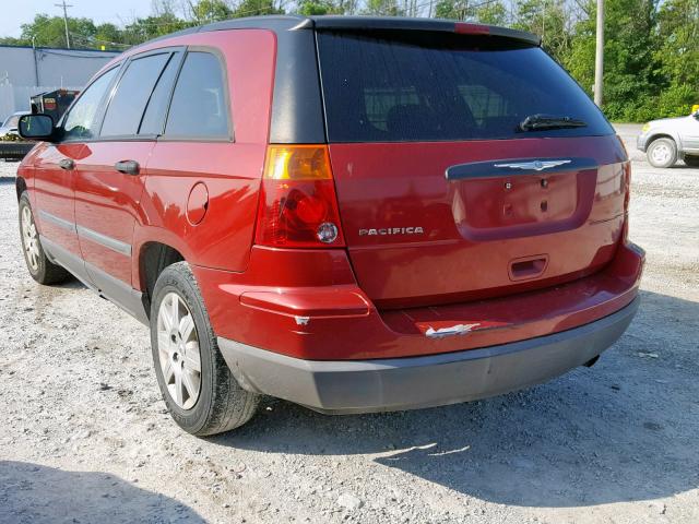 2A4GM48486R806422 - 2006 CHRYSLER PACIFICA RED photo 3