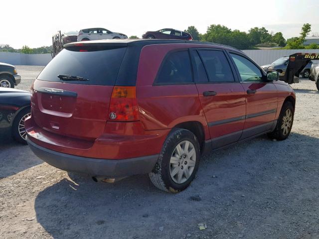 2A4GM48486R806422 - 2006 CHRYSLER PACIFICA RED photo 4