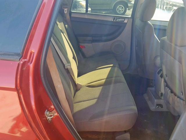 2A4GM48486R806422 - 2006 CHRYSLER PACIFICA RED photo 6