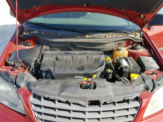 2A4GM48486R806422 - 2006 CHRYSLER PACIFICA RED photo 7