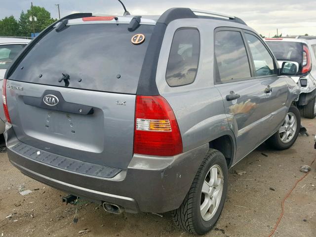 KNDJE724667147096 - 2006 KIA NEW SPORTA SILVER photo 4