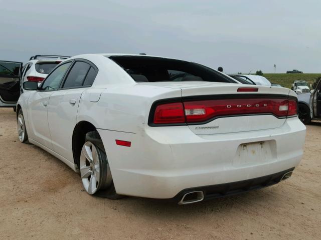 2C3CDXHG6CH242727 - 2012 DODGE CHARGER SX WHITE photo 3